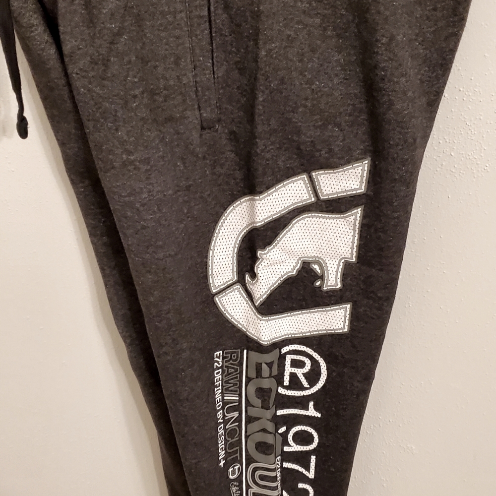 Gray ecko unitd jogging pants